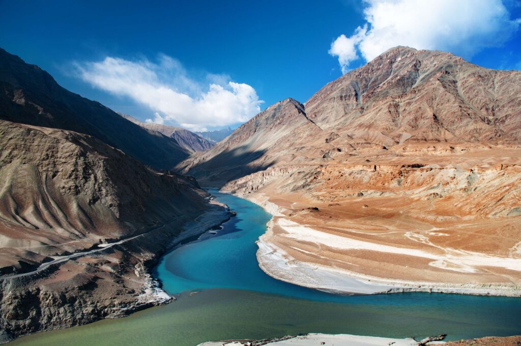 Best Place to visit in India, Ladakh  is famous for mountains and adventures
